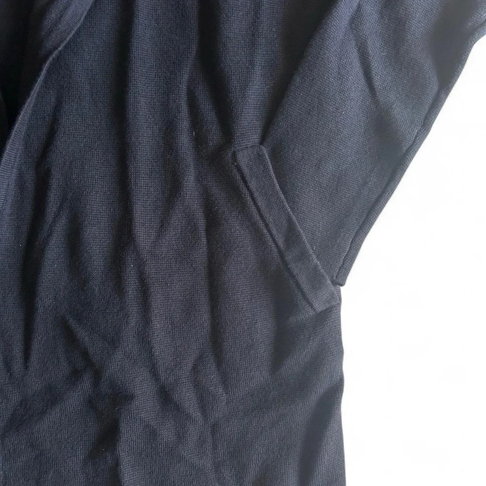 J.Crew Vanessa Cardigan Sweater Jacket – Black, Size S | Open Front |